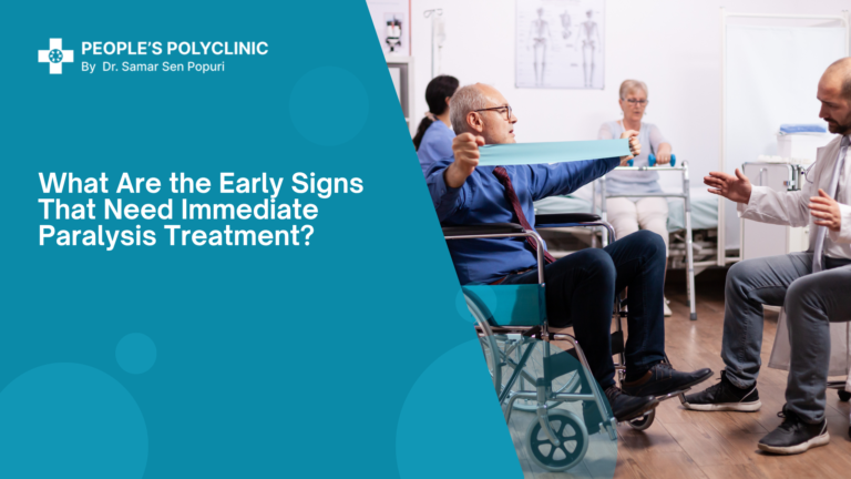 Early signs of paralysis